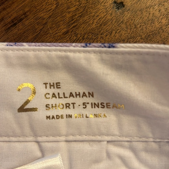 Lilly Pulitzer Purple/Blue Callahan Short.  Size 2 - Picture 3 of 5